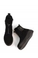 Зимние ботинки 285-674-17 black замш   з-бот