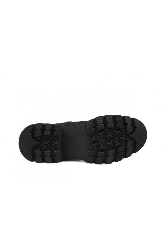 Зимние ботинки 7000-59 black нубук (полн мех)  з-бот