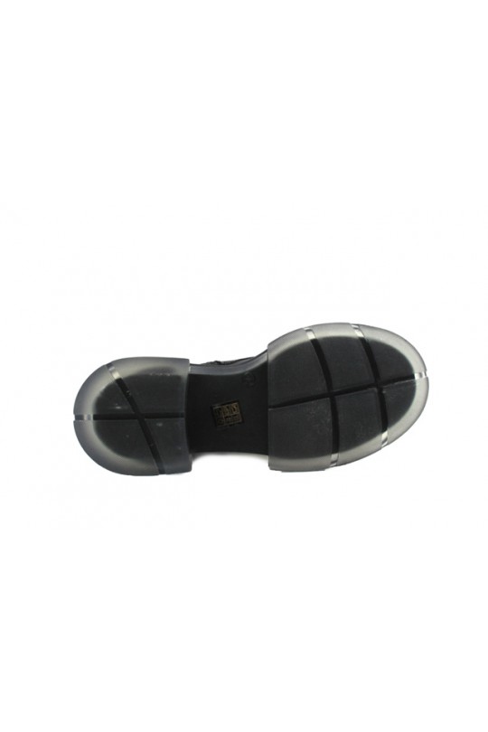 Зимние ботинки 9646-50 black кожа (полн мех)  з-бот