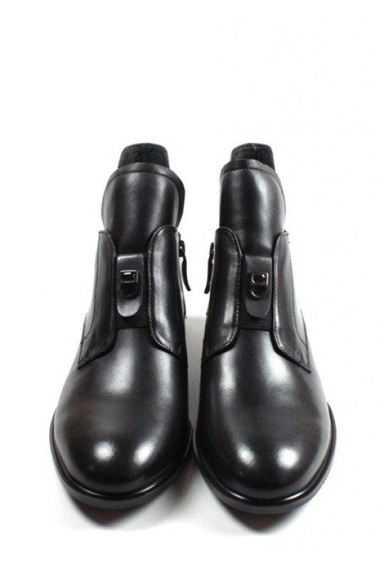 Ботинки FL27-905-27AJ black шкіра 