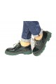 Закрытые туфли H217-B280-1341 green лак