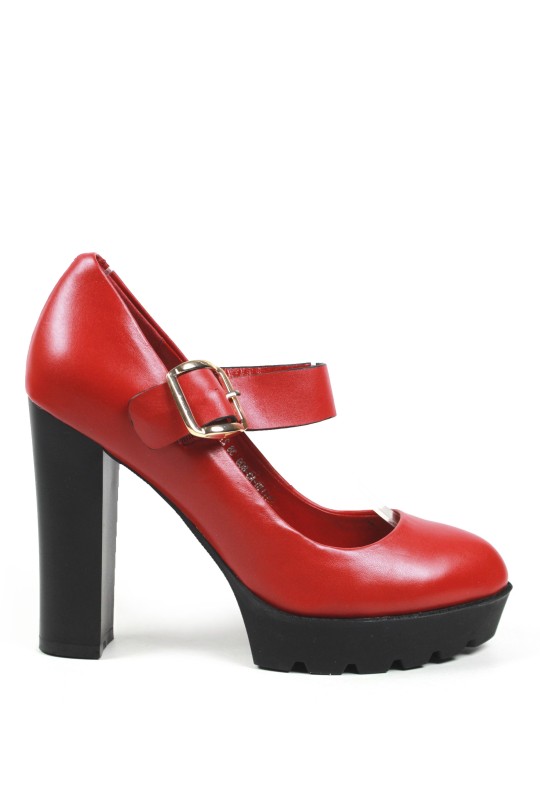 Святкові туфлі S8111D-A3-S809 red шкіра   т (Ж)