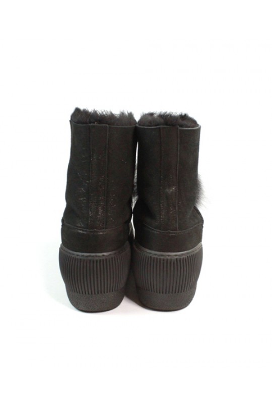 Зимний ботинок 168-19096 black кожа (полн мех)  з-бот