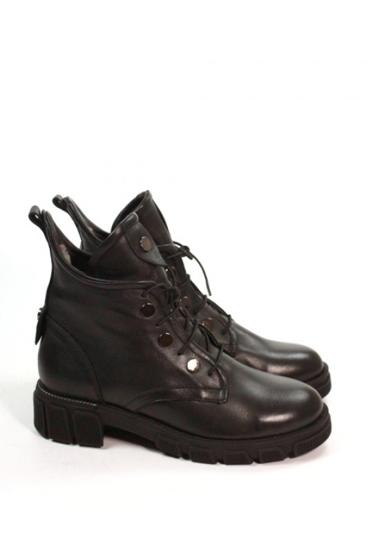 Зимний ботинок 448-1035-202 black кожа   з-бот