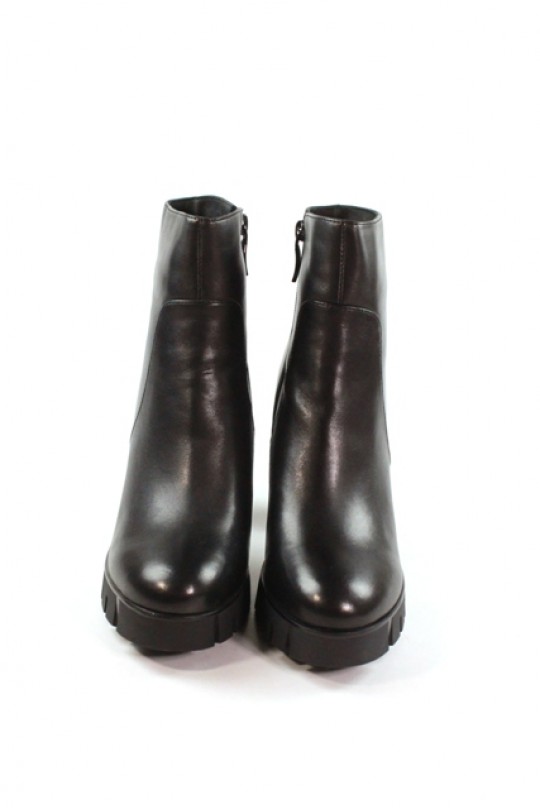 Зимний ботинок L072-5E143-303G black кожа (полн мех)  з-бот