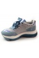 Кроссовки D19YA-041-599-1504 blue+silver замш 