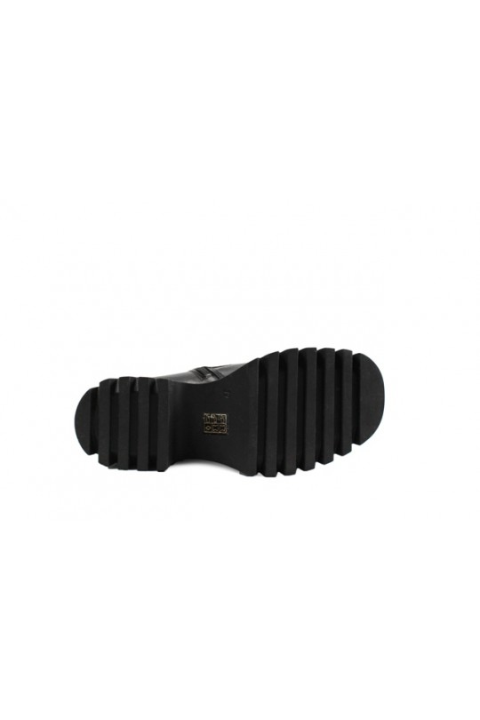 Зимние ботинки 2474-35 black кожа (полн мех)  з-бот