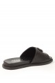М'які шкіряні шльопанці 29726-26 black 