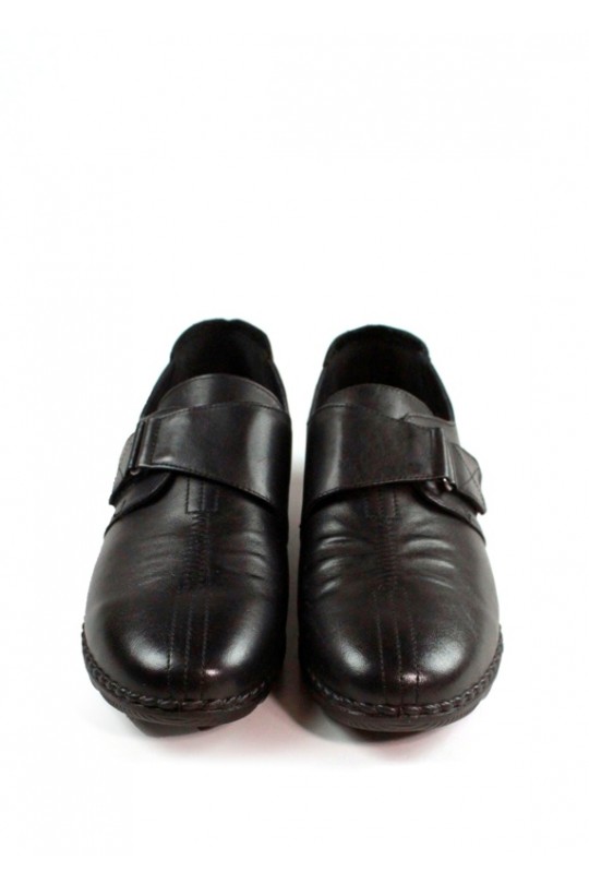 Комфортные туфли 55025 black кожа